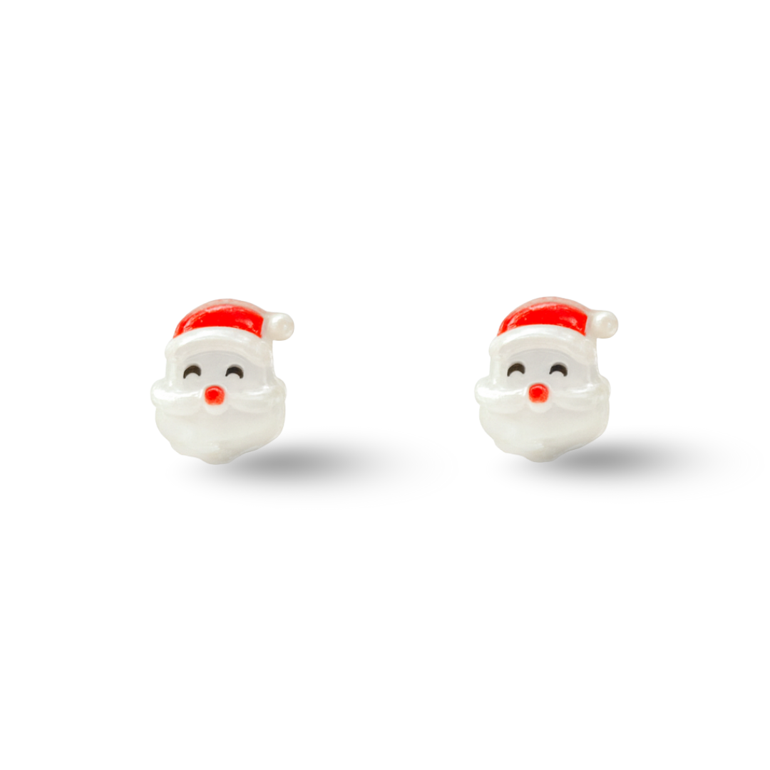 Snowman Christmas Joy Surgical Steel Hypoallergenic Stud Earrings