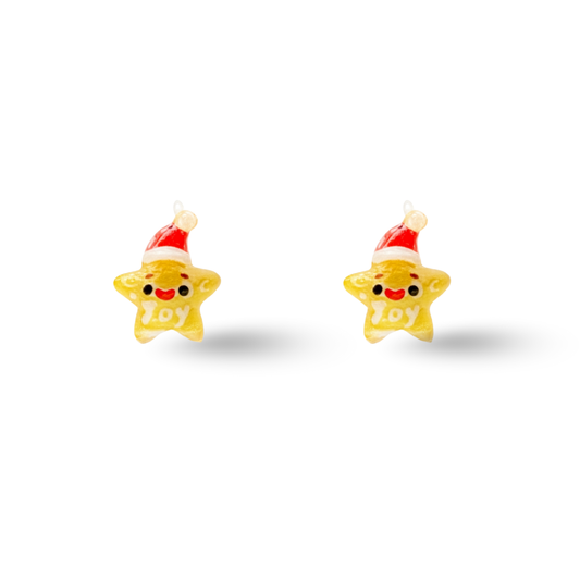 Christmas Star Surgical Steel Hypoallergenic Stud Earrings