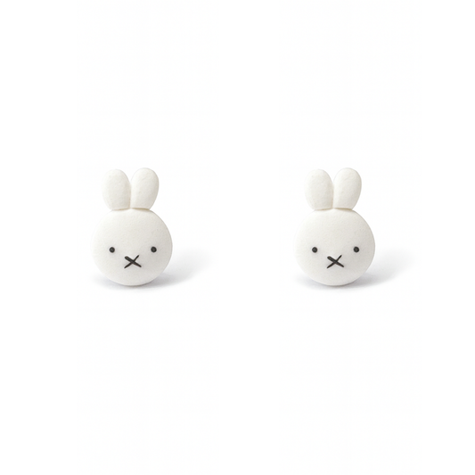 Bunny Polymer Clay Hypoallergenic Stud Earrings